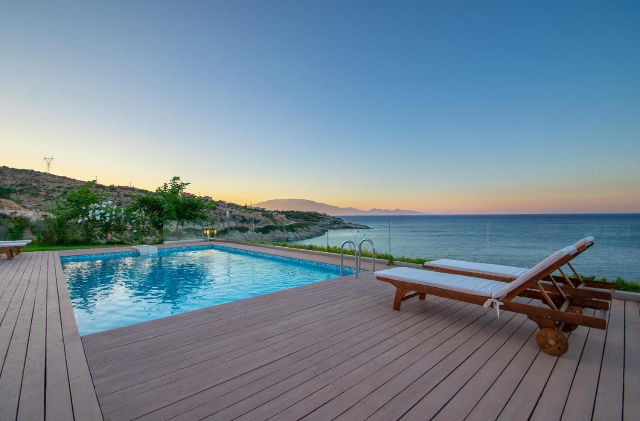 Villa Thalassa - Deja Vu Villas アギオス・ニコラオス エクステリア 写真